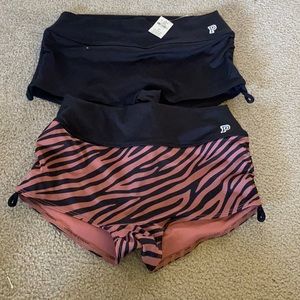 Pink athletic shorts
